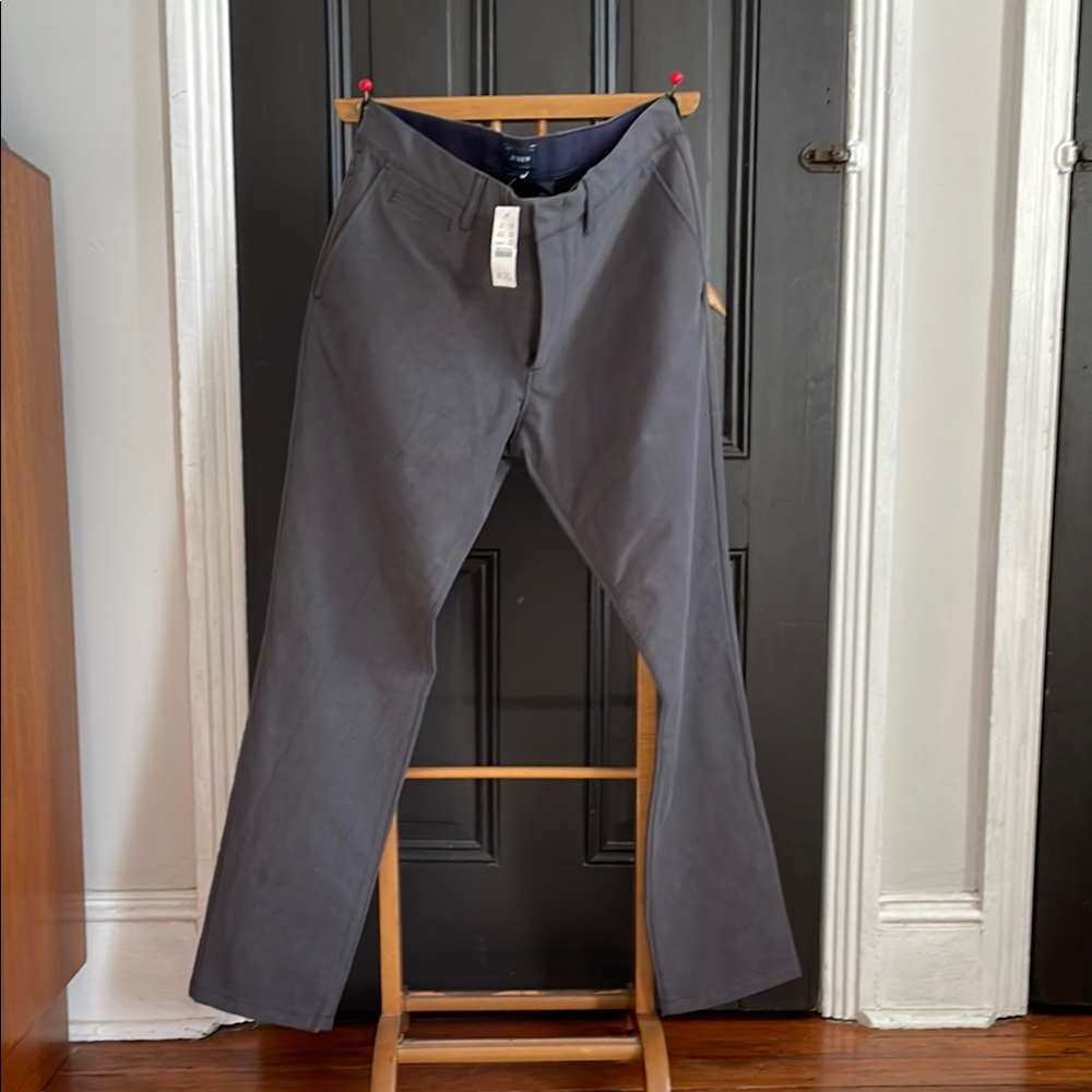 J. Crew Men's 484 slim Slate Gray Chinos